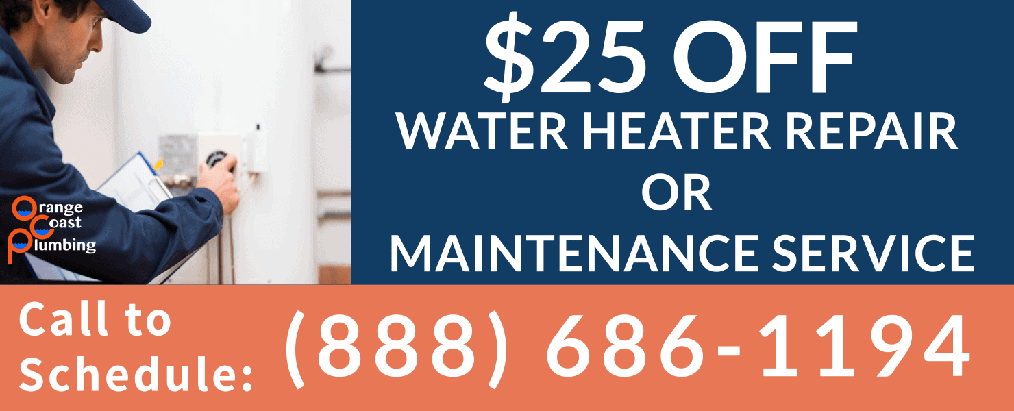 $25 off any water heater repair or maintenance service