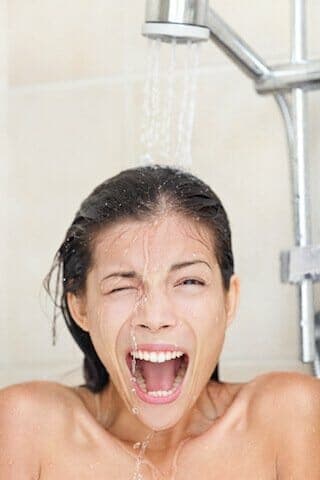 Not enough hot water even when in the shower.