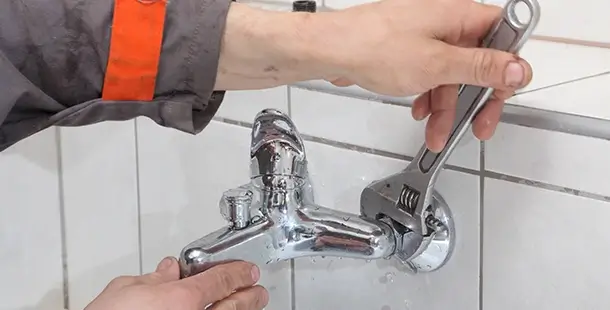 Tightening a faucet