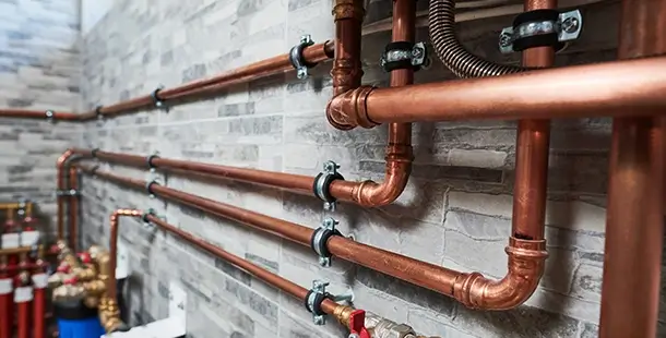 New copper piping