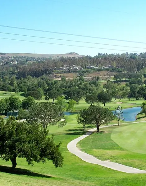 Golf course in Anaheim Hills